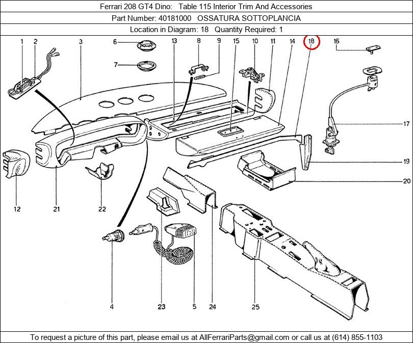 Ferrari Part 40181000