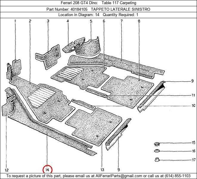 Ferrari Part 40184105