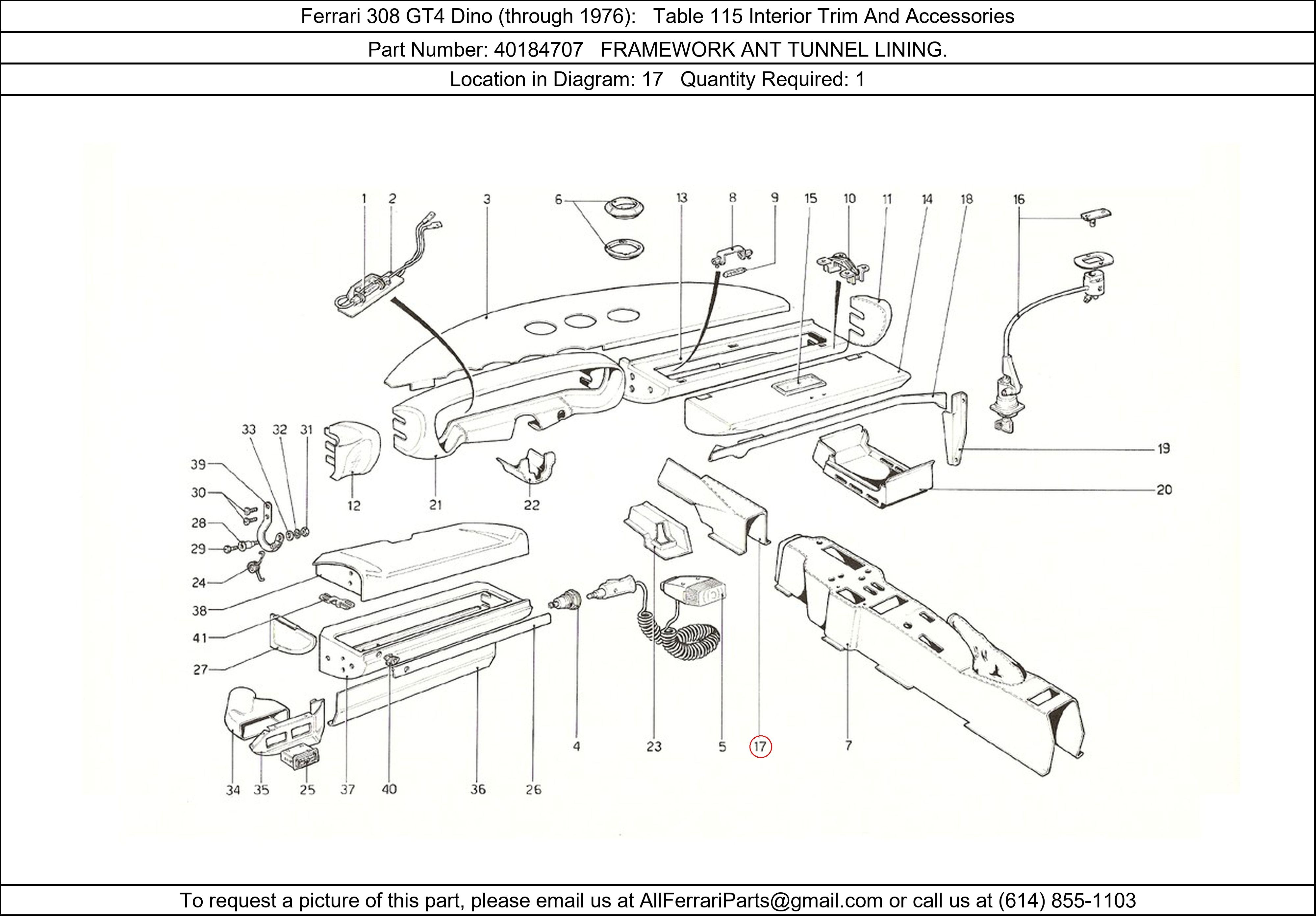 Ferrari Part 40184707