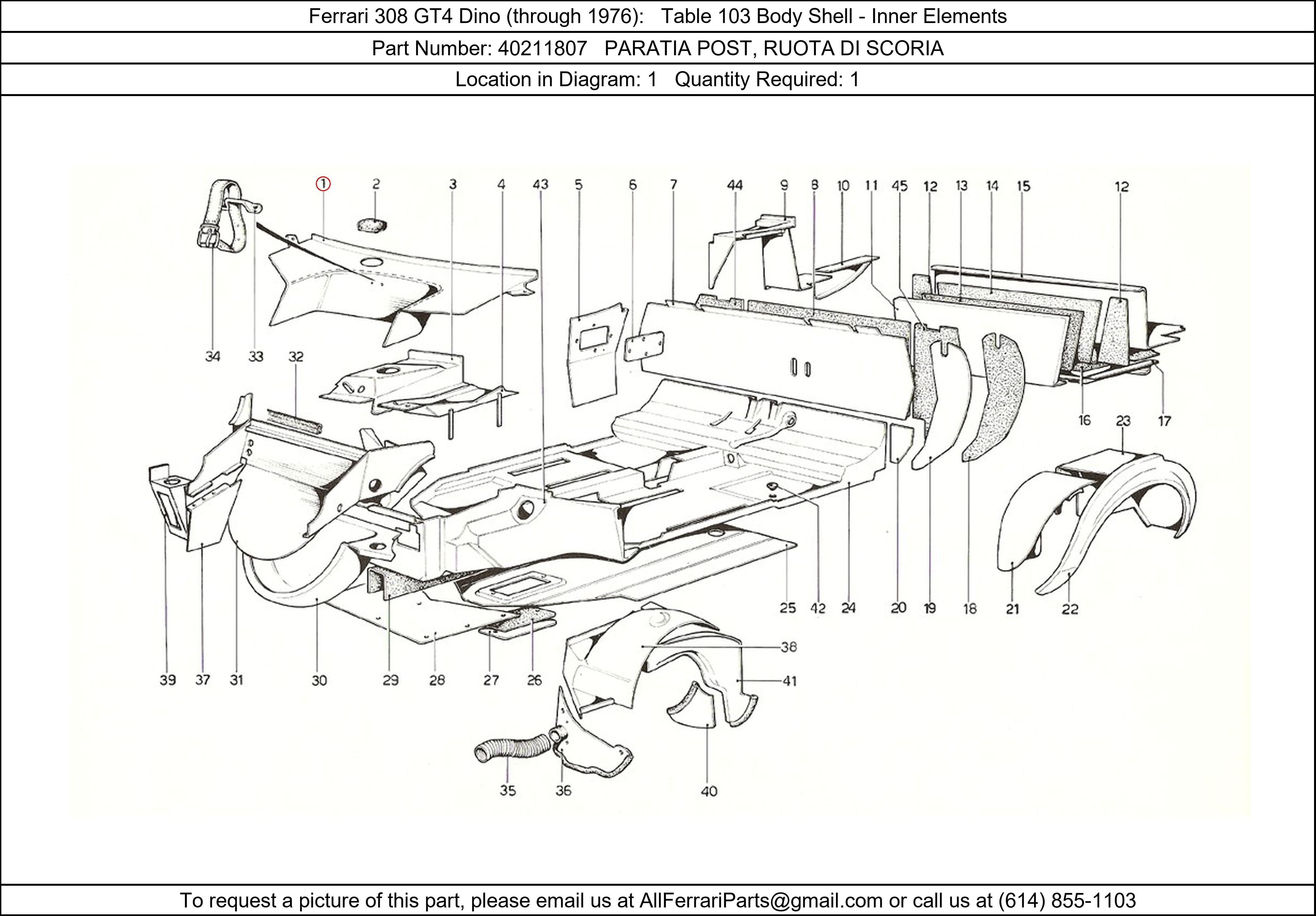 Ferrari Part 40211807