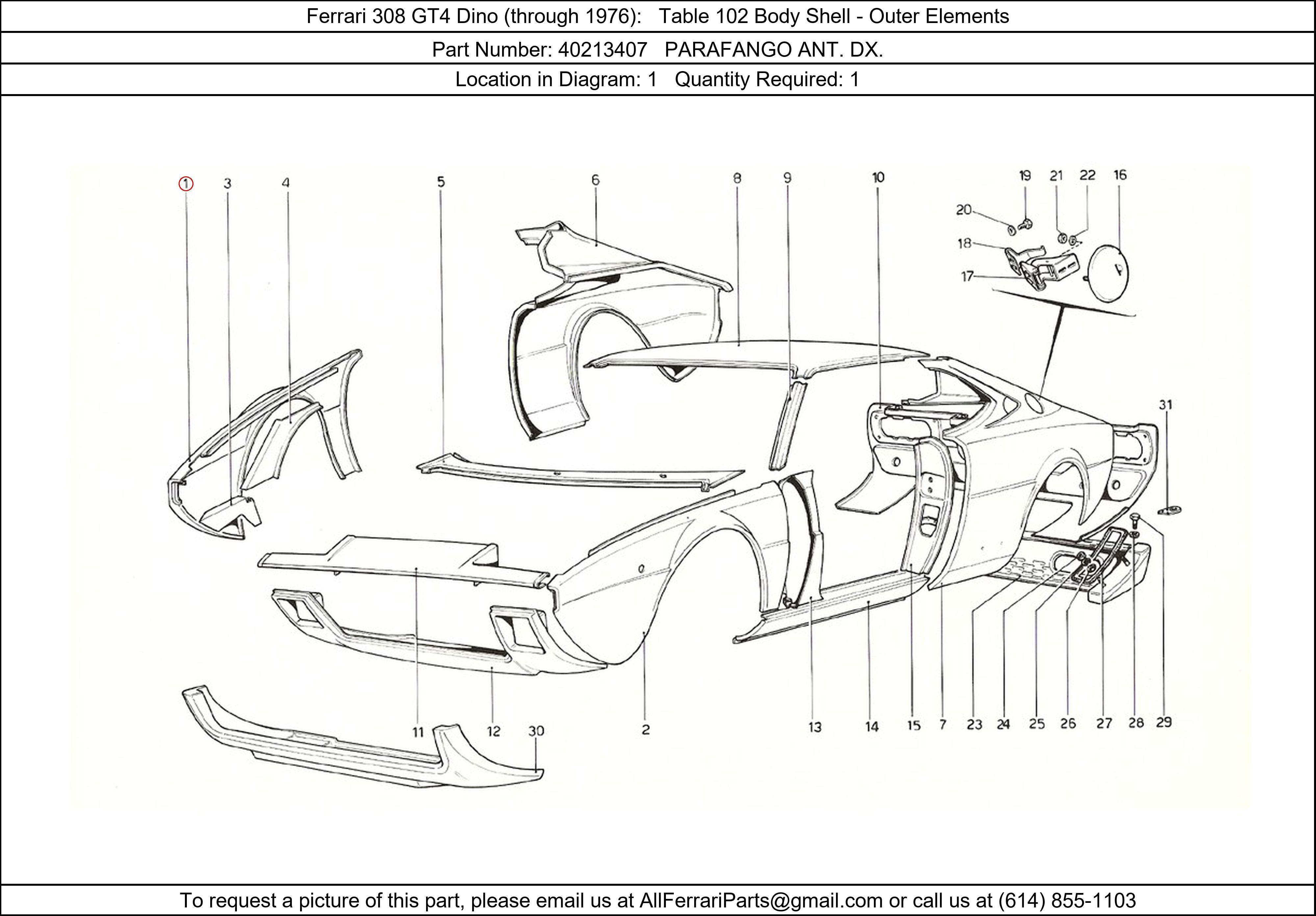 Ferrari Part 40213407