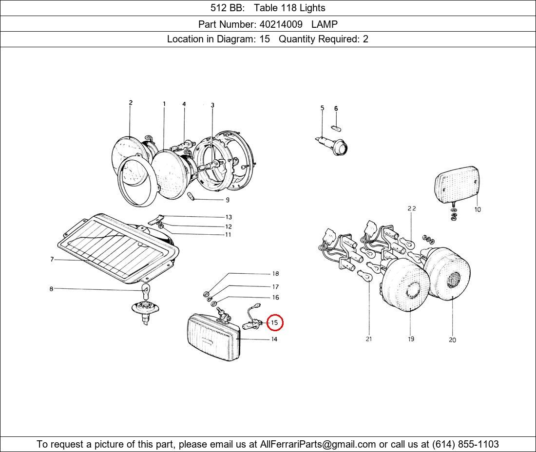 Ferrari Part 40214009