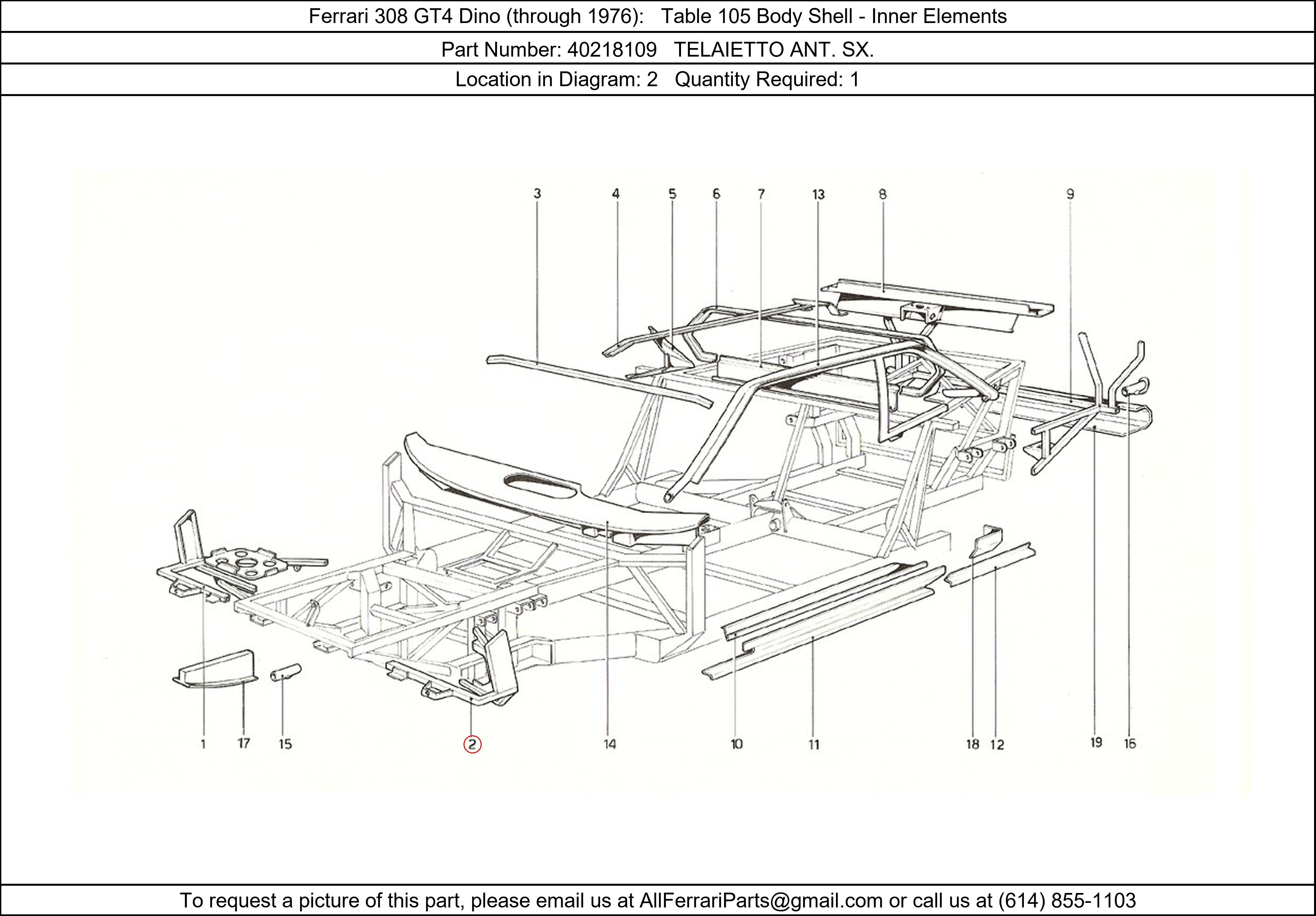 Ferrari Part 40218109