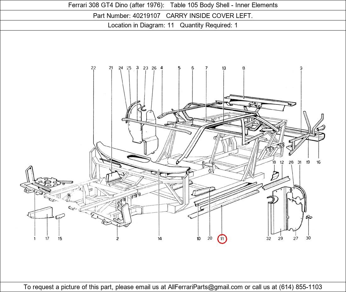 Ferrari Part 40219107