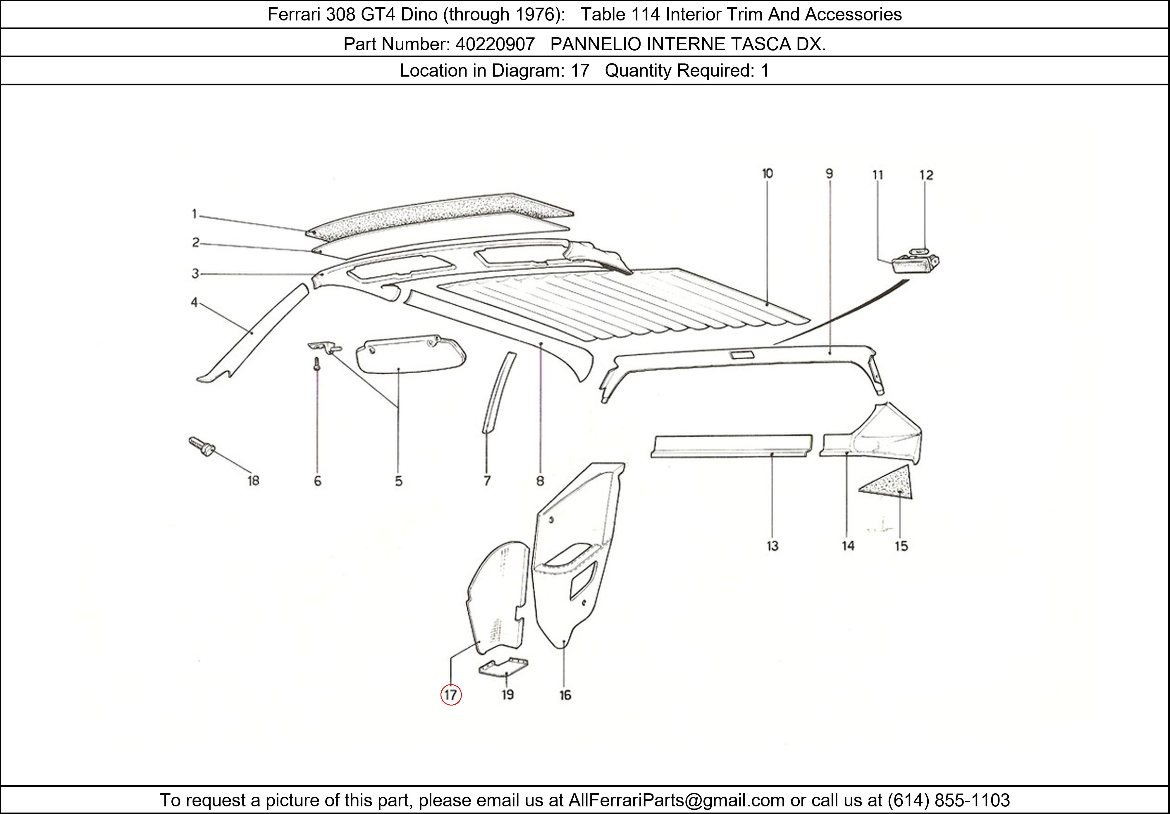 Ferrari Part 40220907