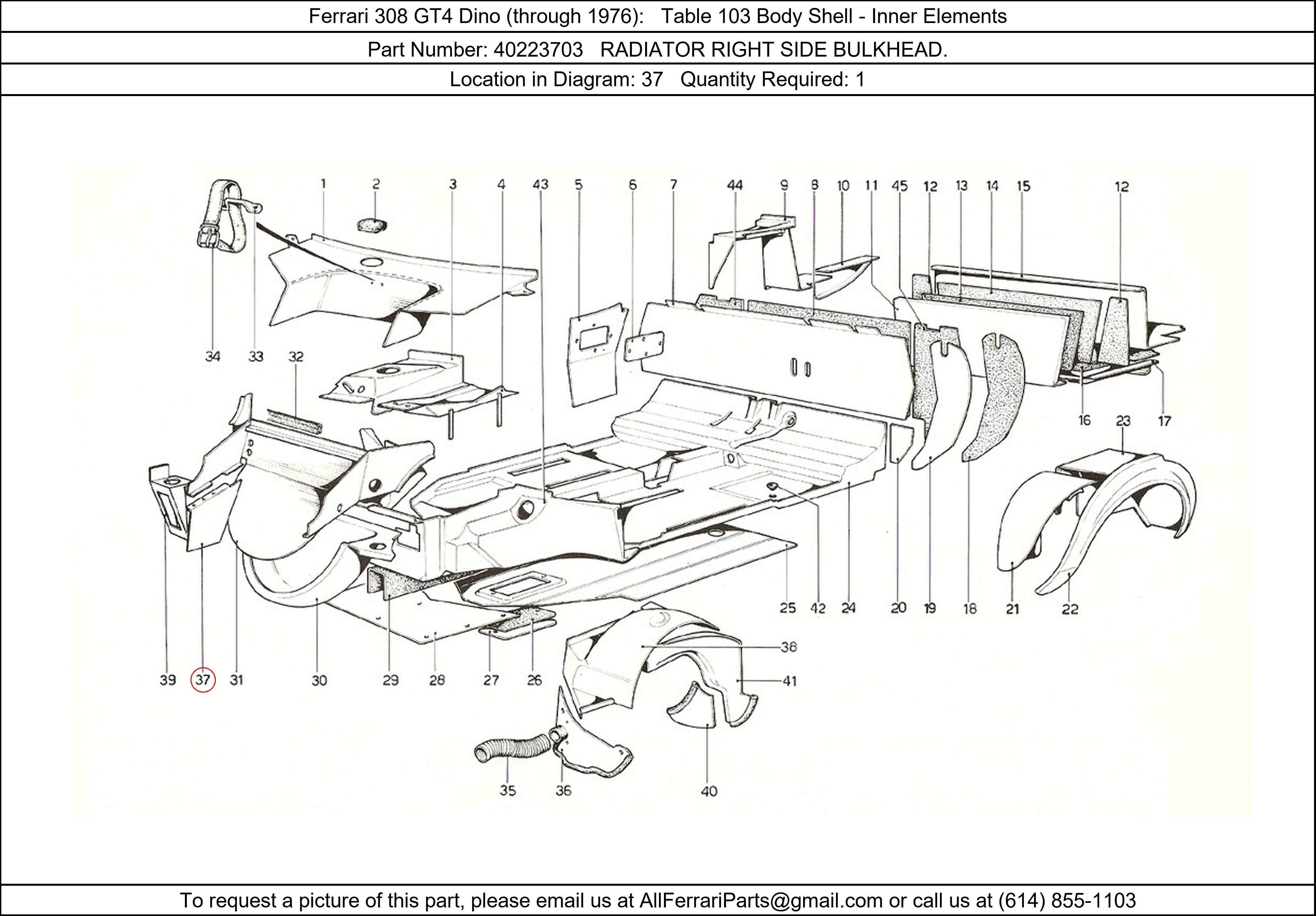 Ferrari Part 40223703