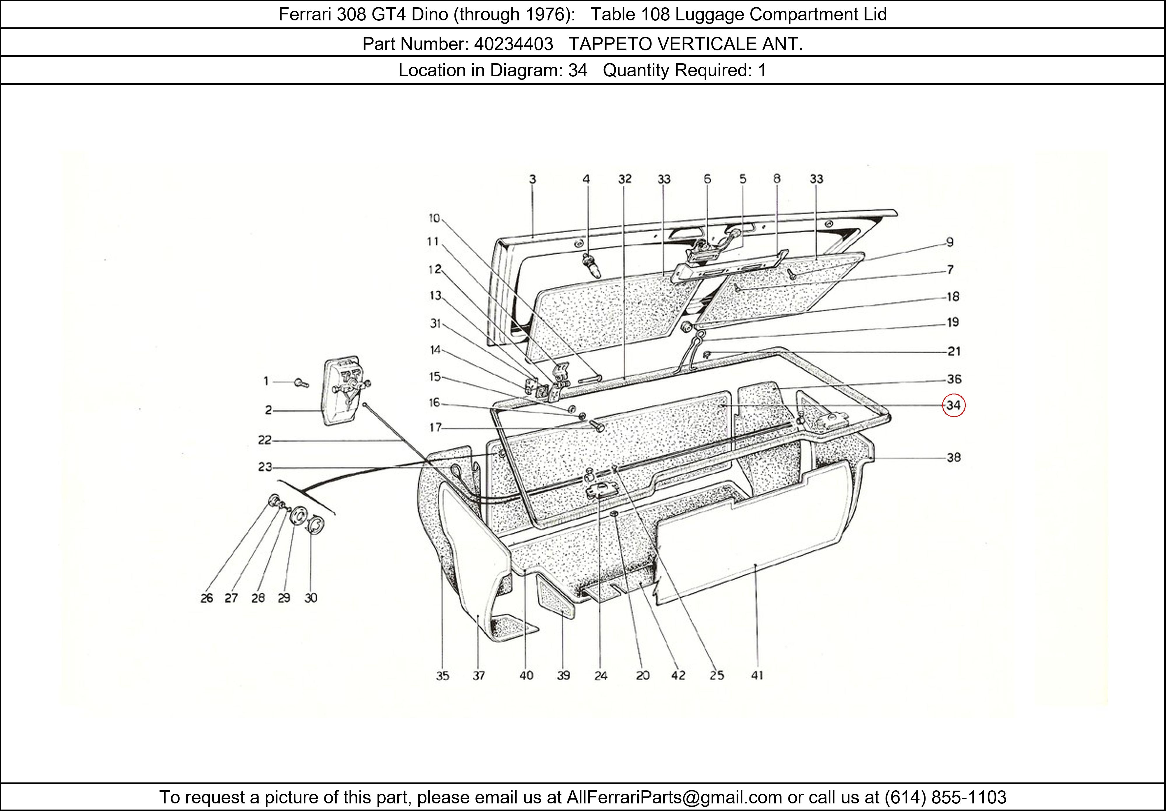 Ferrari Part 40234403