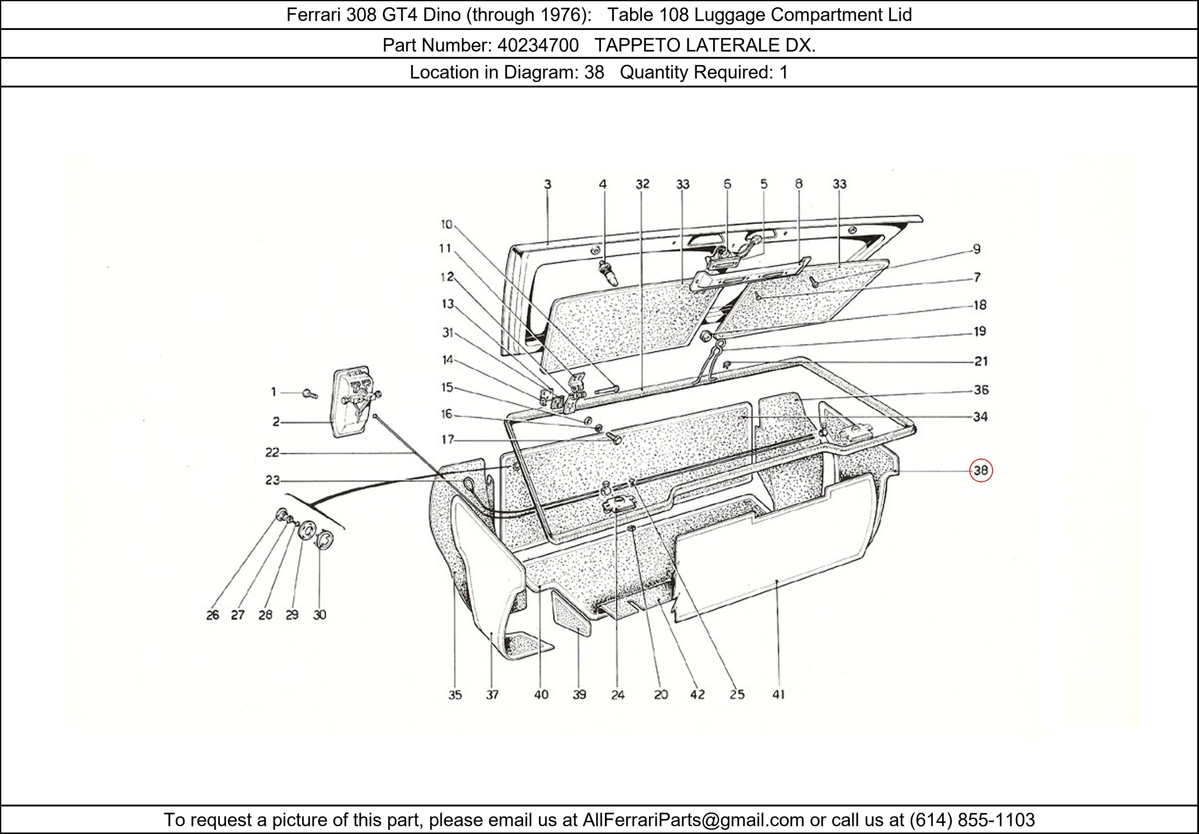 Ferrari Part 40234700