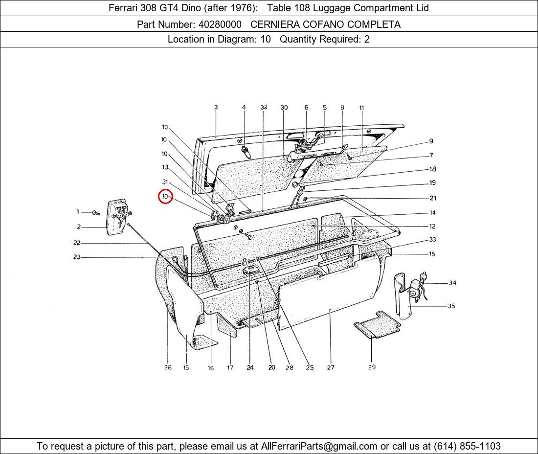 Ferrari Part 40280000