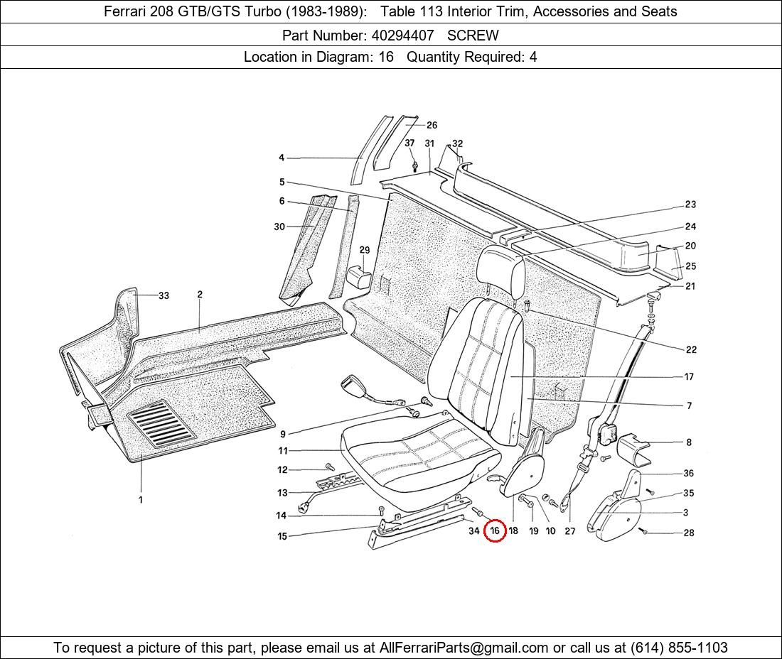 Ferrari Part 40294407