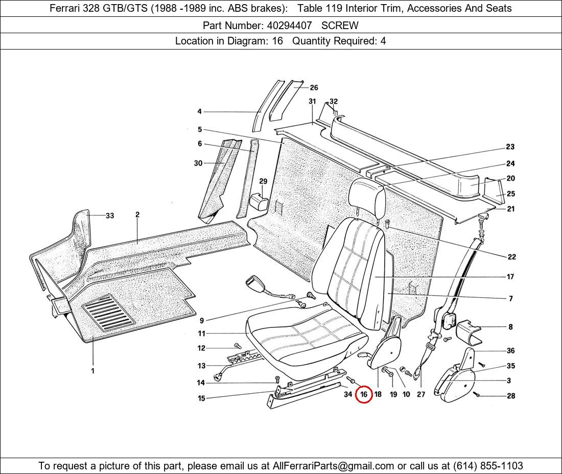 Ferrari Part 40294407