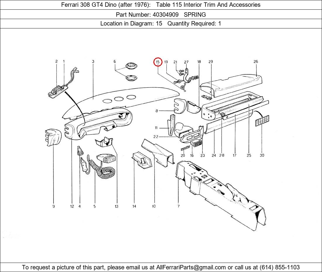 Ferrari Part 40304909