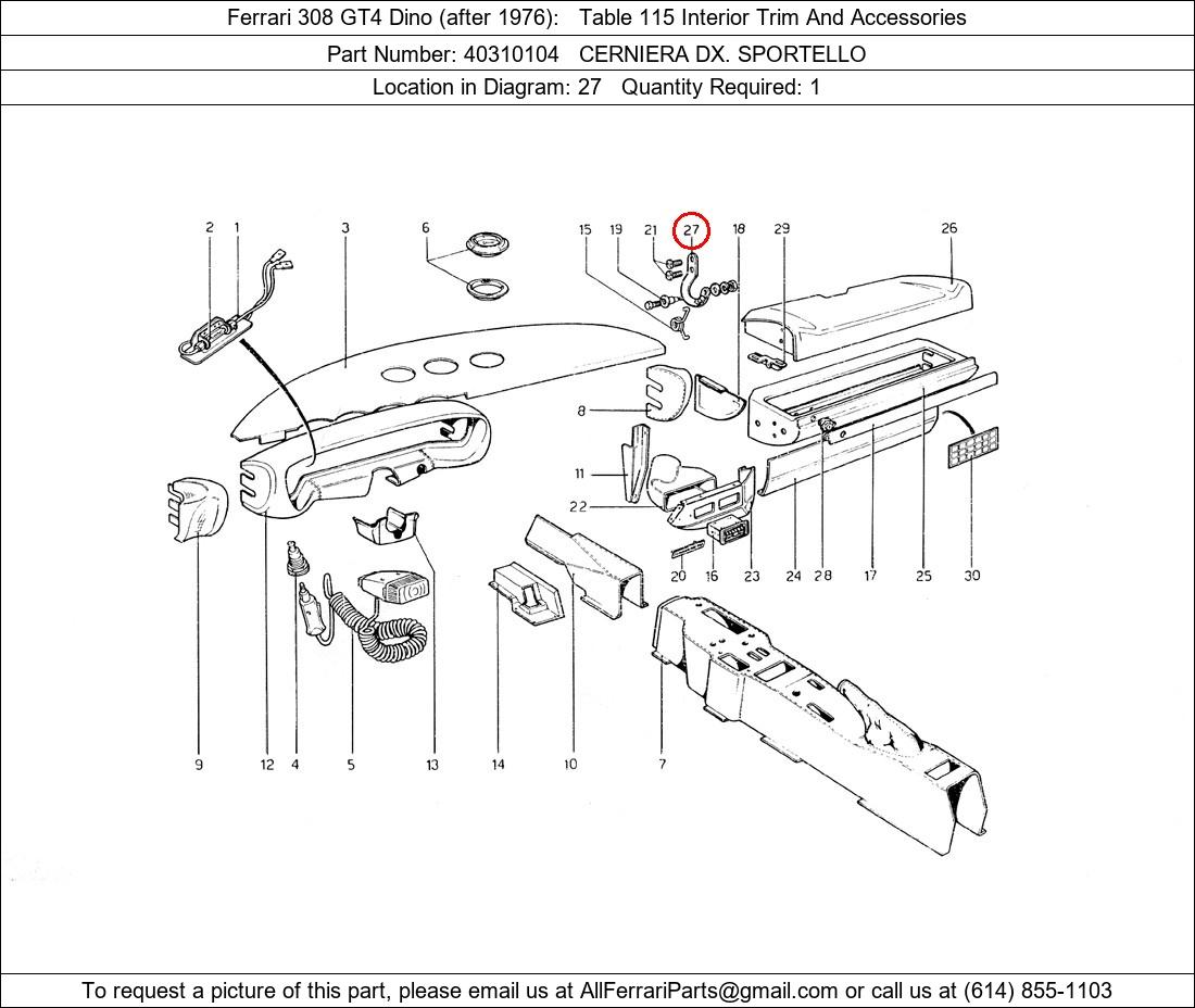 Ferrari Part 40310104