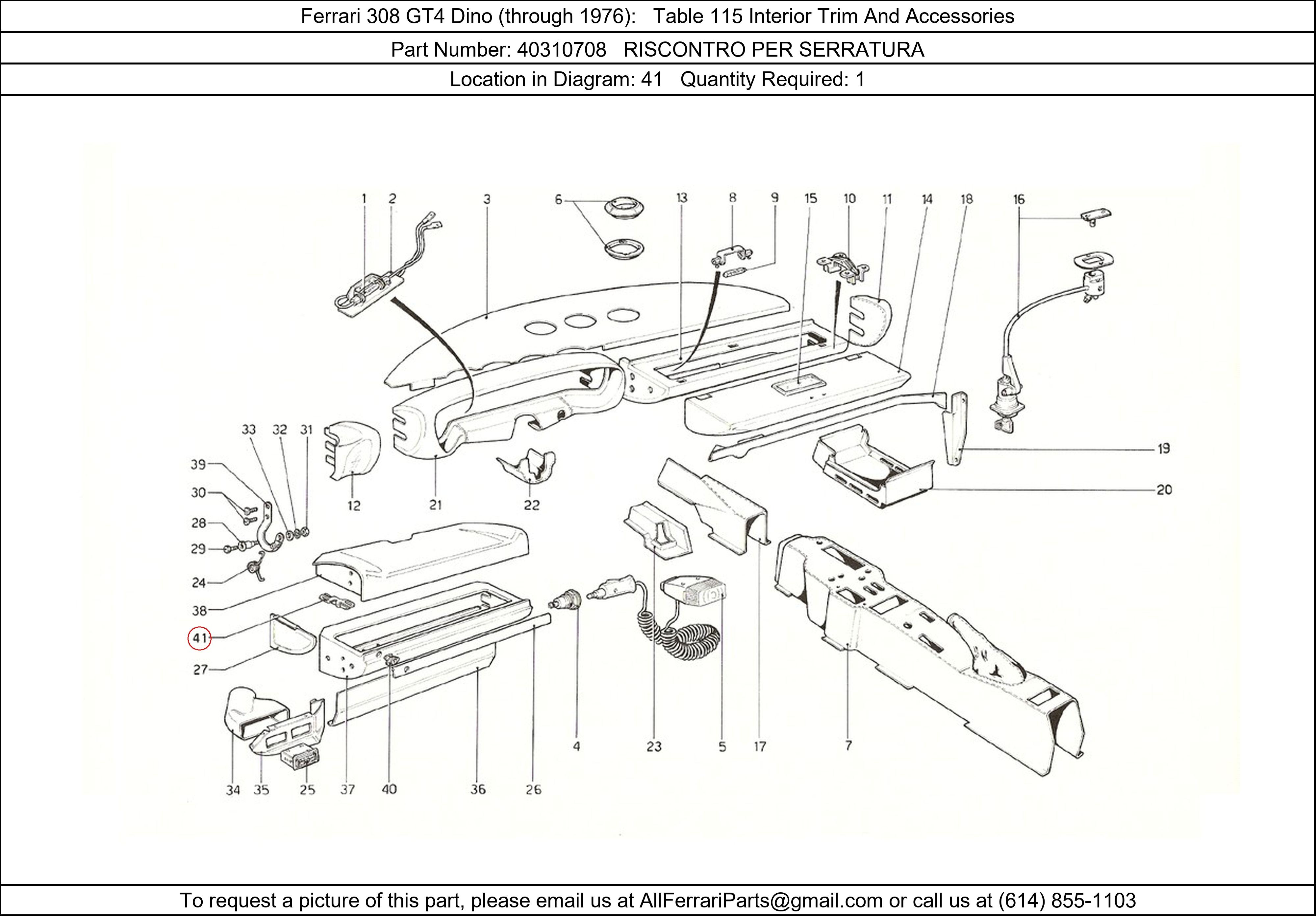 Ferrari Part 40310708