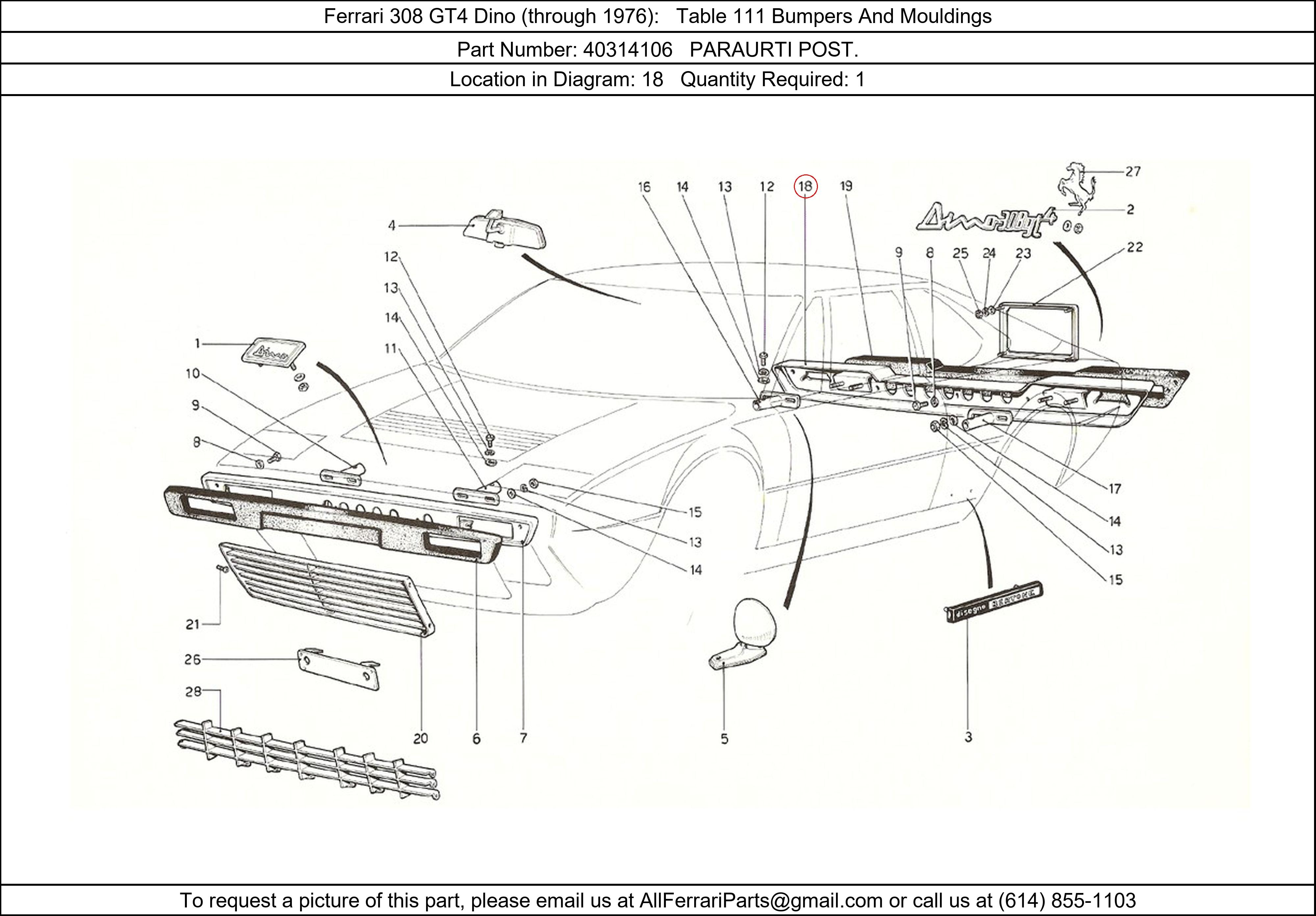 Ferrari Part 40314106