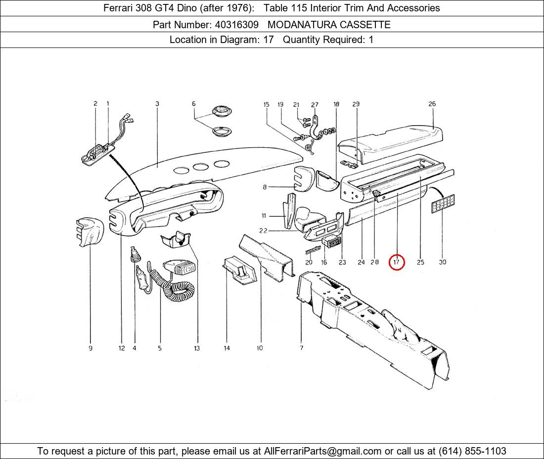 Ferrari Part 40316309