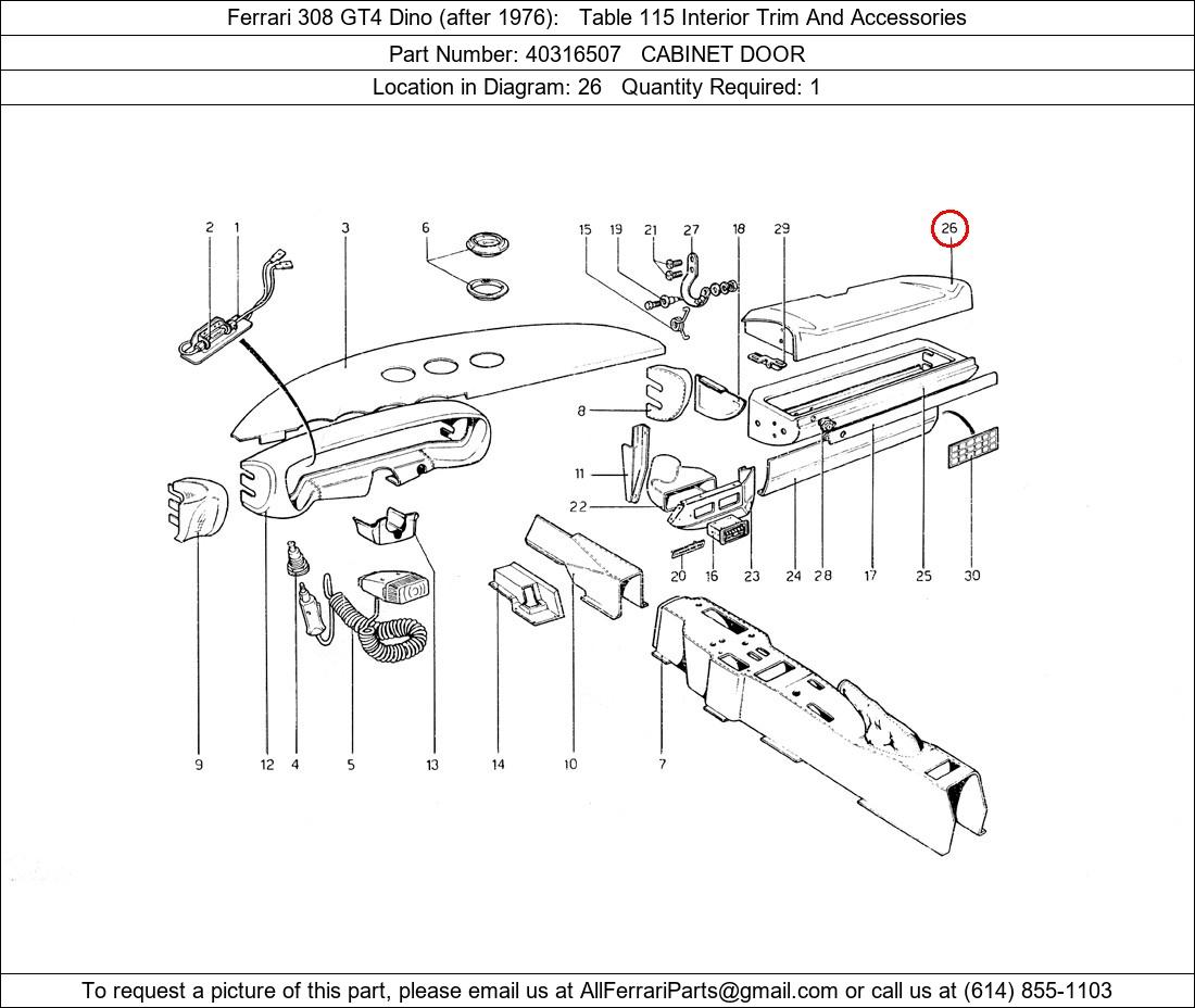 Ferrari Part 40316507