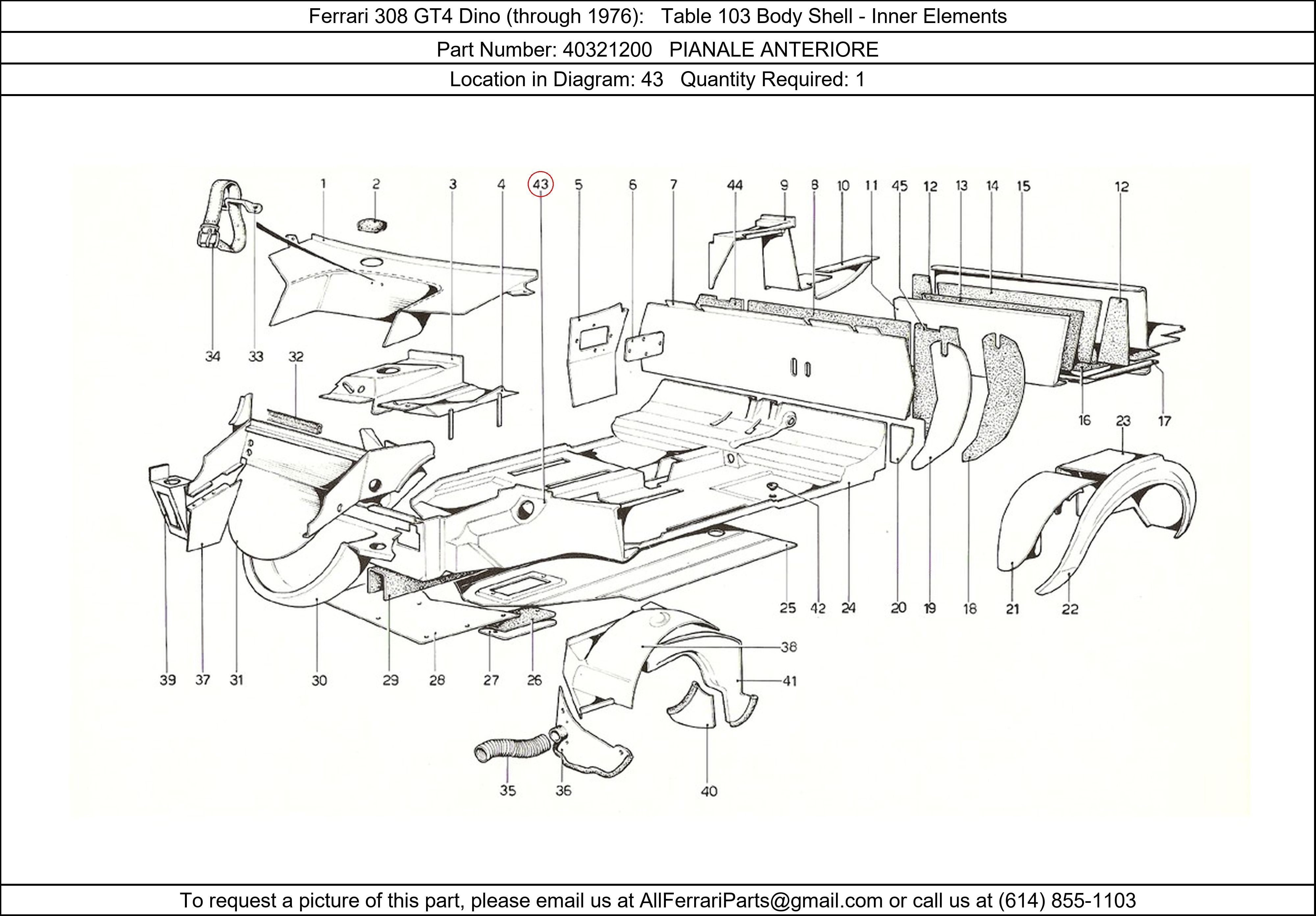 Ferrari Part 40321200