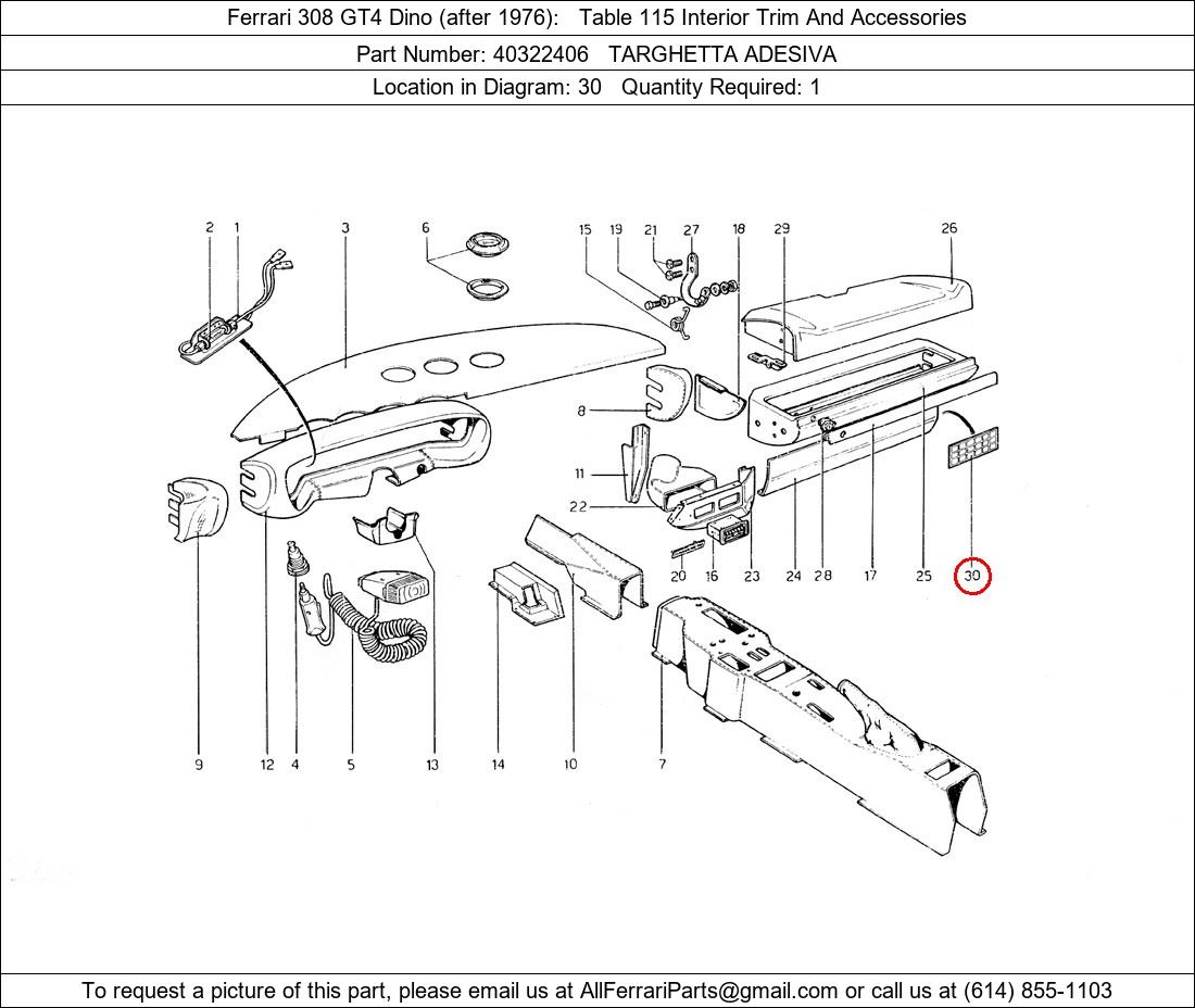 Ferrari Part 40322406