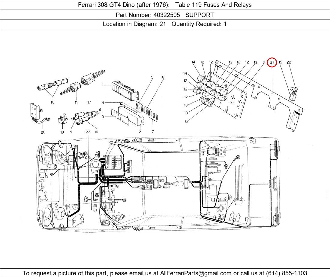 Ferrari Part 40322505