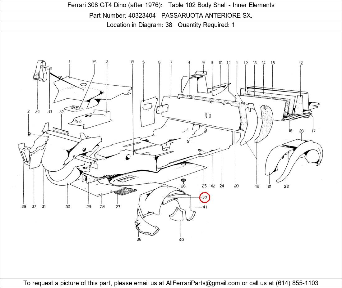 Ferrari Part 40323404