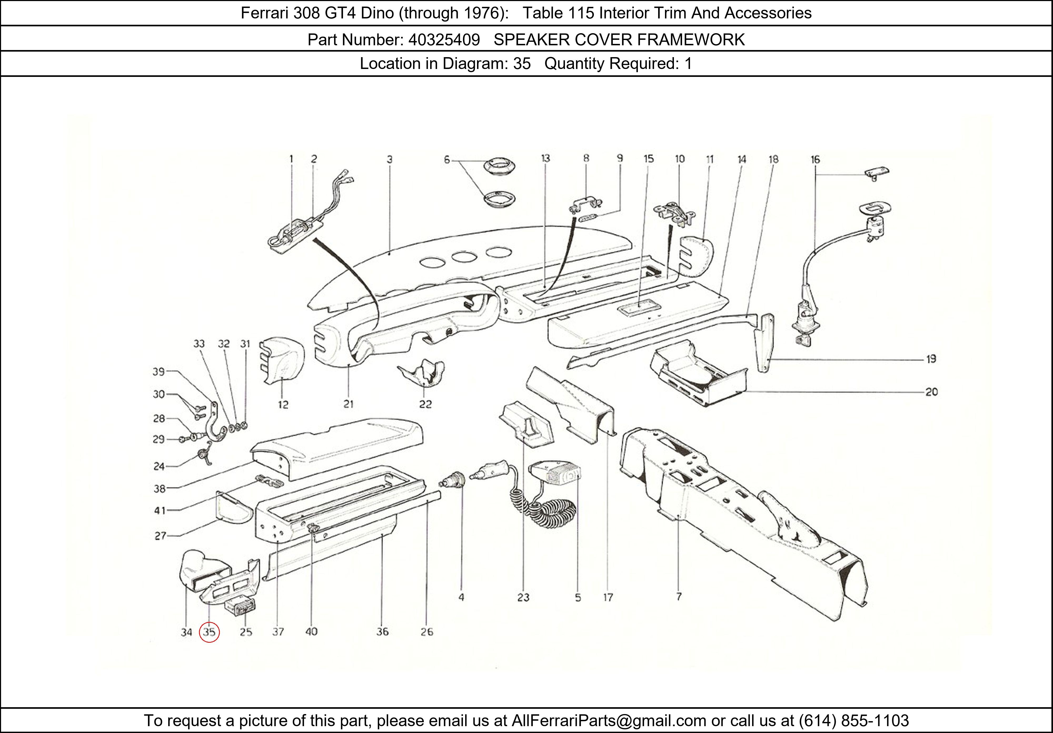 Ferrari Part 40325409