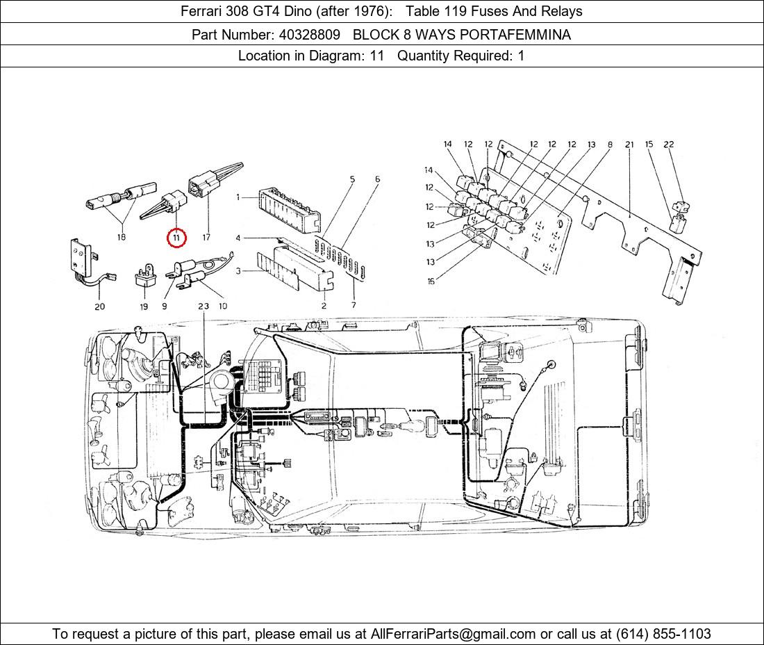 Ferrari Part 40328809