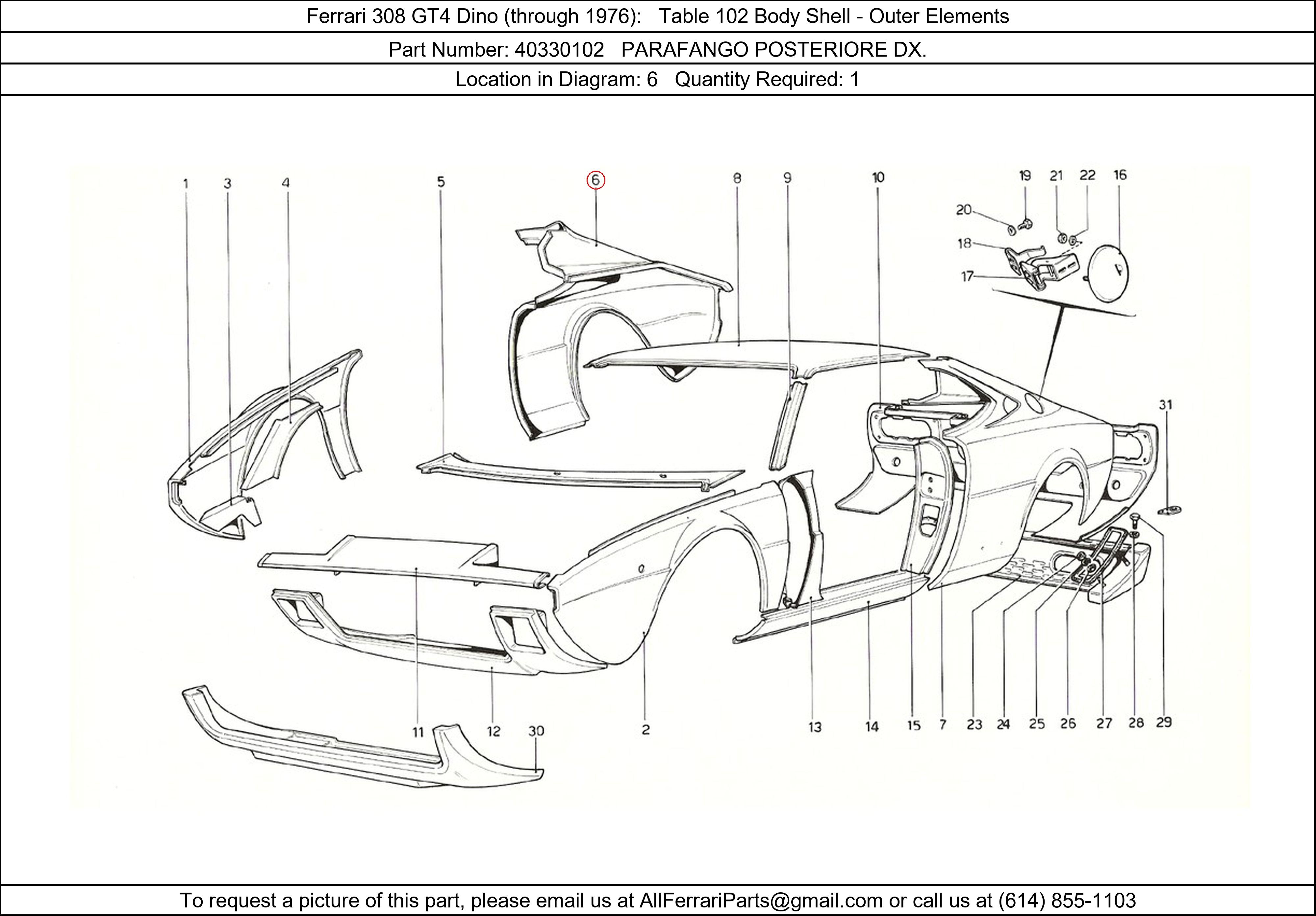 Ferrari Part 40330102