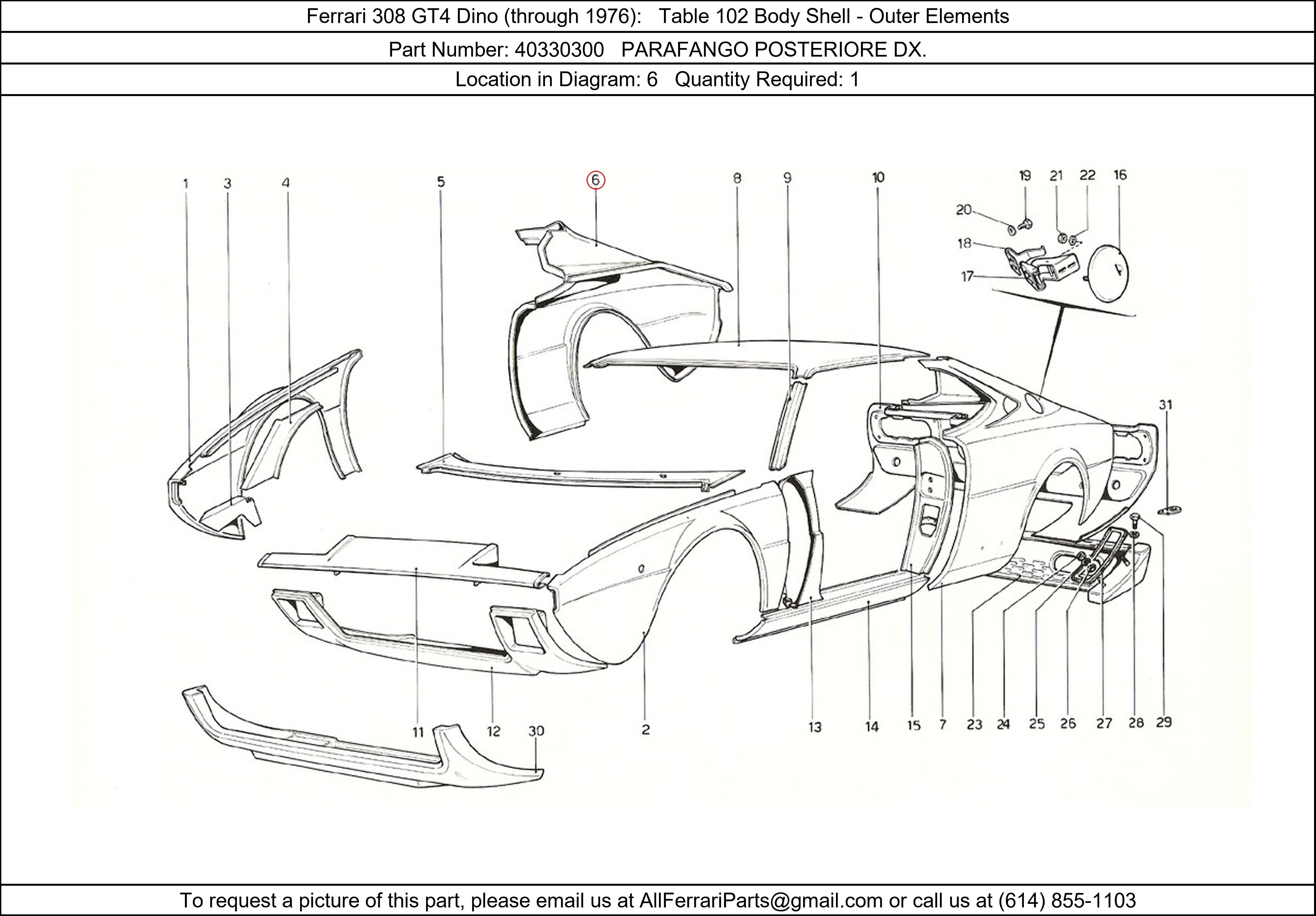 Ferrari Part 40330300