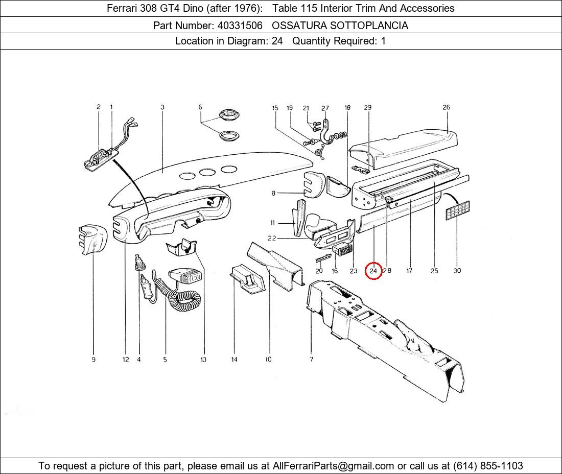 Ferrari Part 40331506