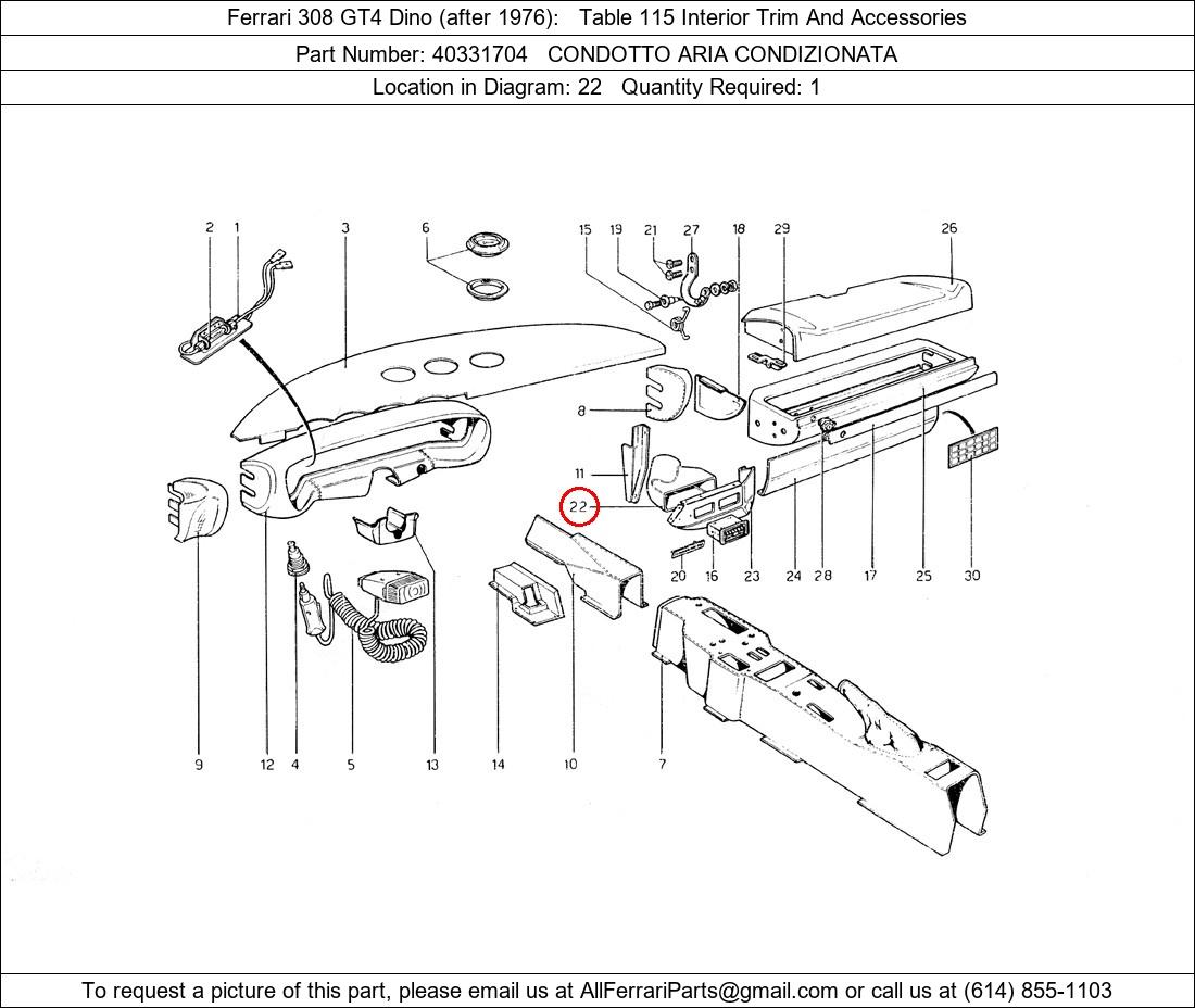 Ferrari Part 40331704