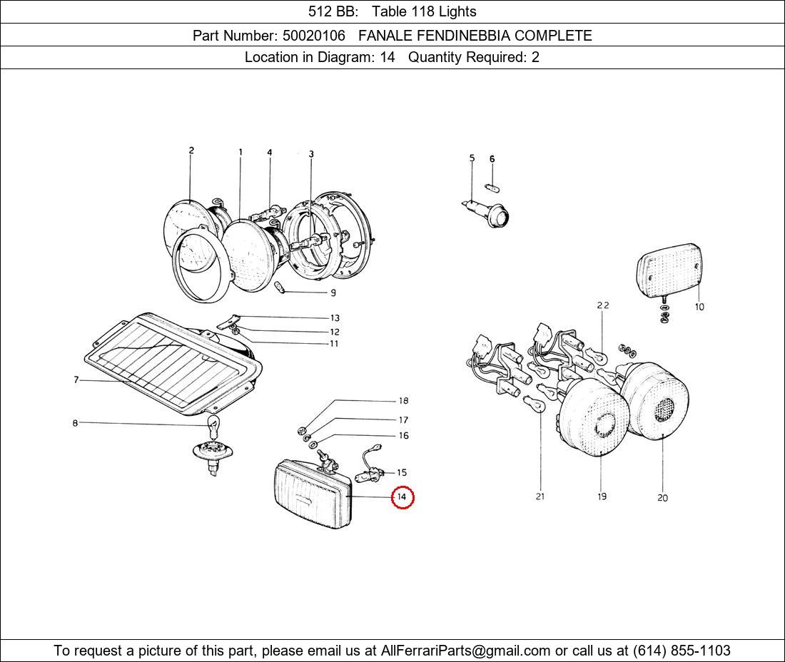 Ferrari Part 50020106