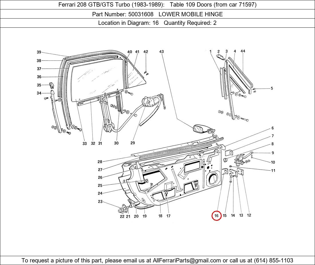 Ferrari Part 50031608