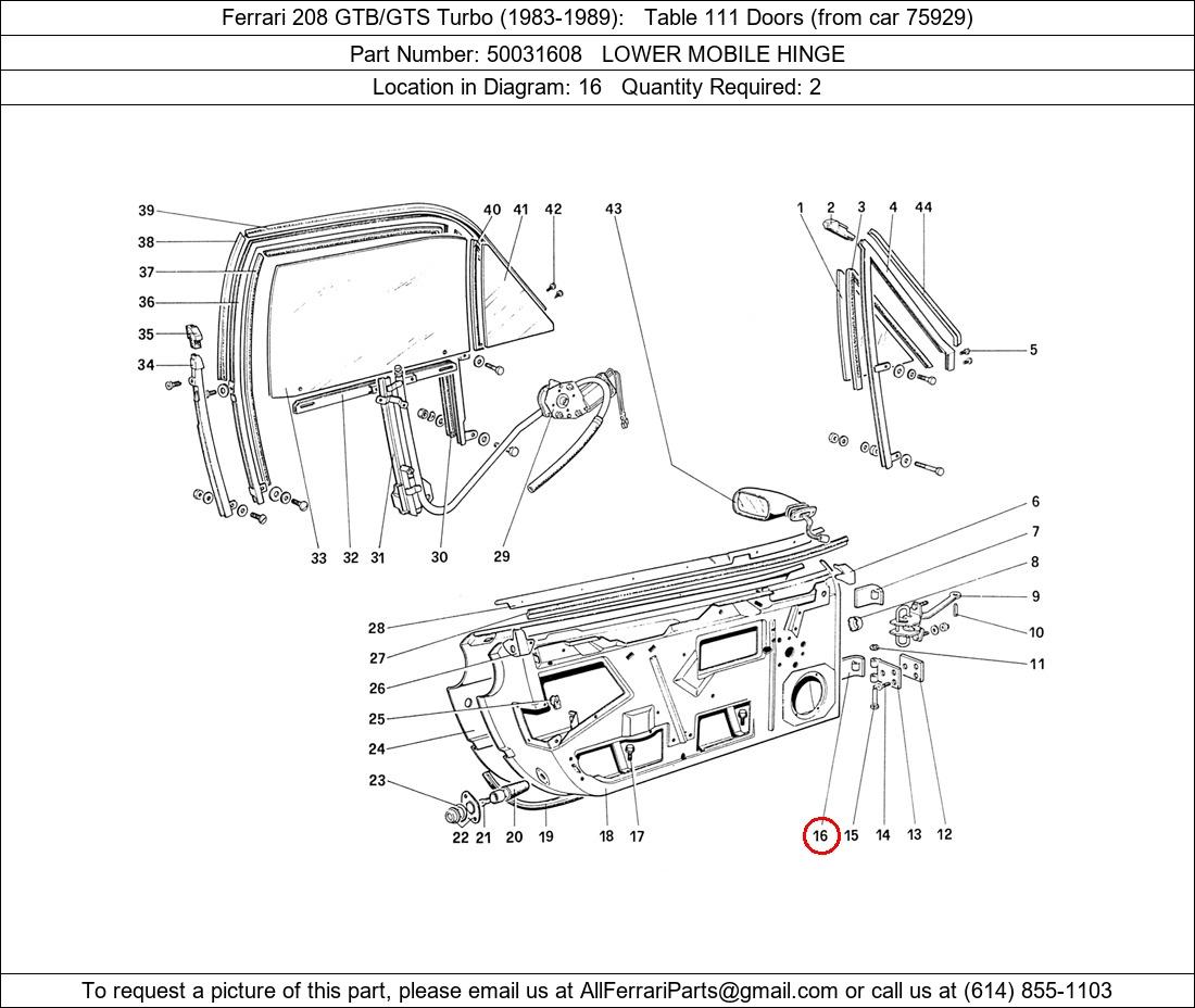 Ferrari Part 50031608