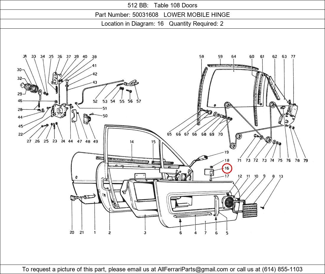 Ferrari Part 50031608