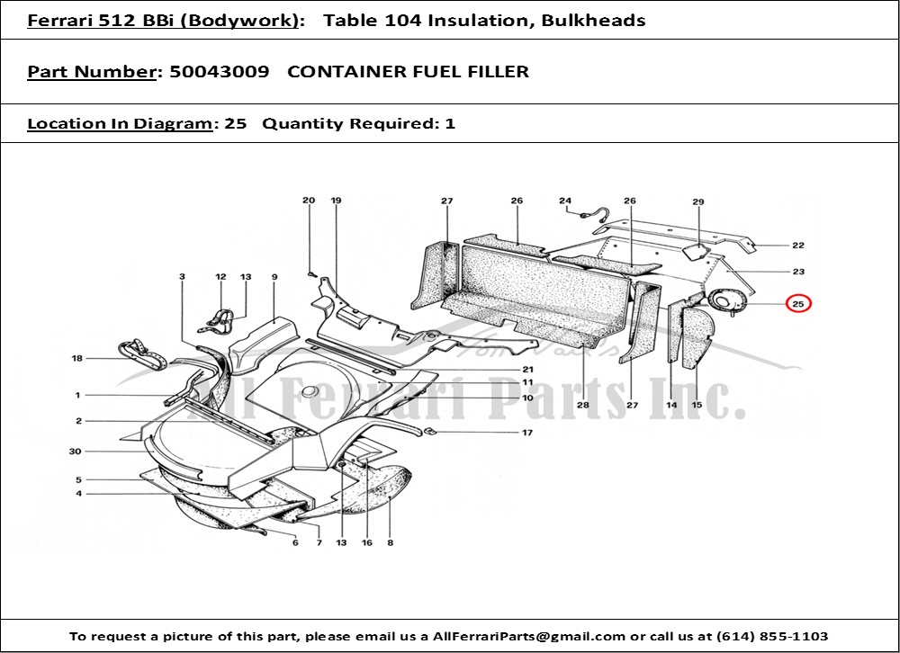 Ferrari Part 50043009