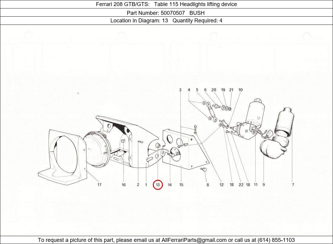 Ferrari Part 50070507