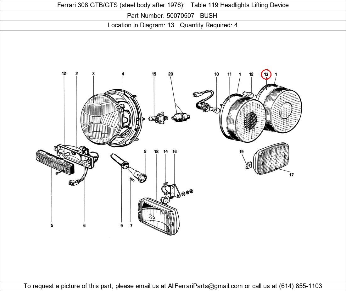 Ferrari Part 50070507