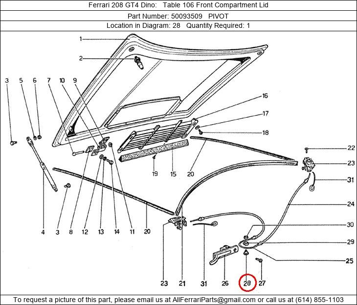 Ferrari Part 50093509