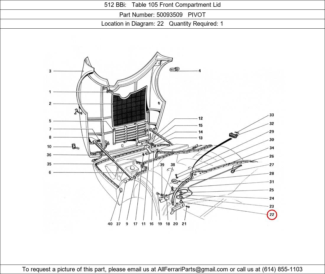 Ferrari Part 50093509