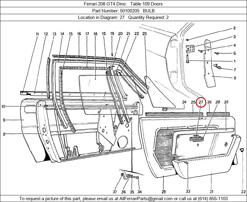 Ferrari Part 50100205