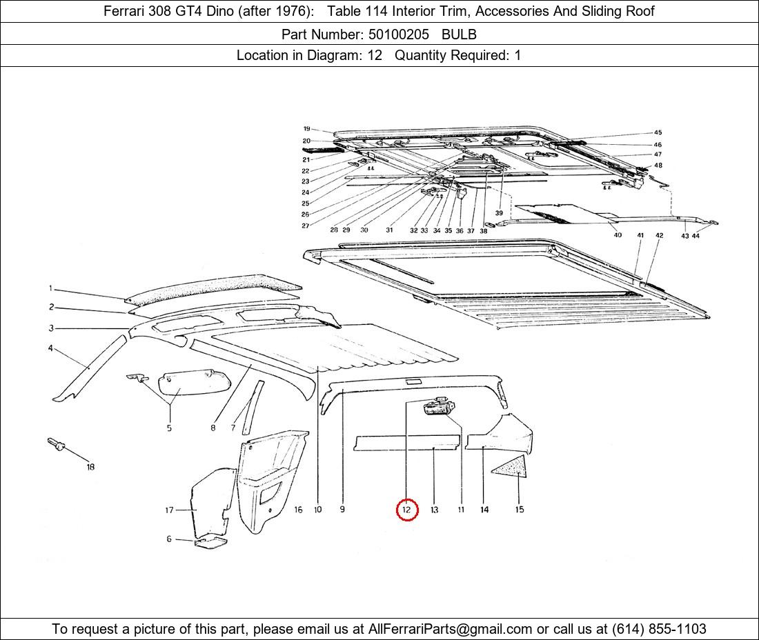 Ferrari Part 50100205