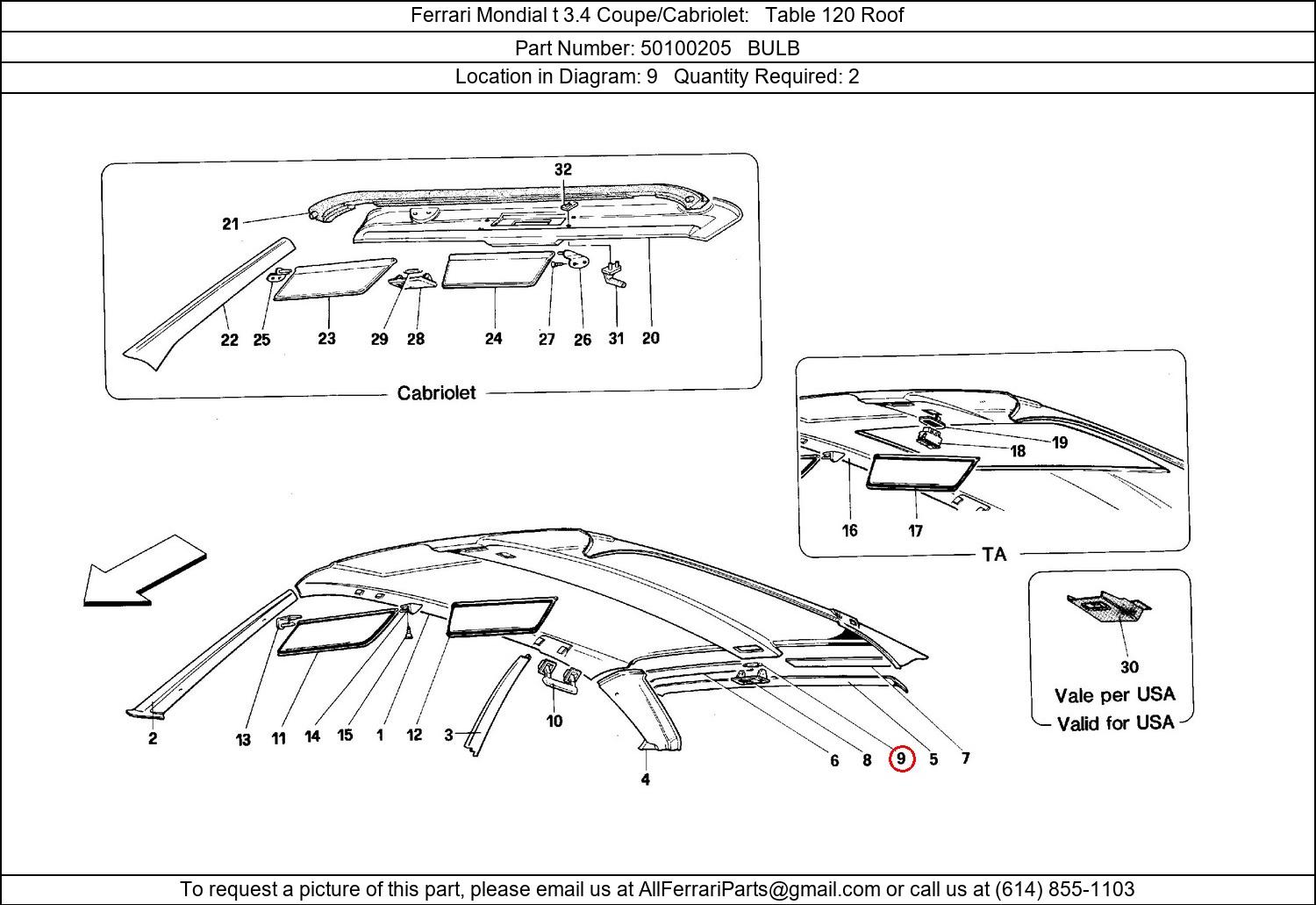 Ferrari Part 50100205