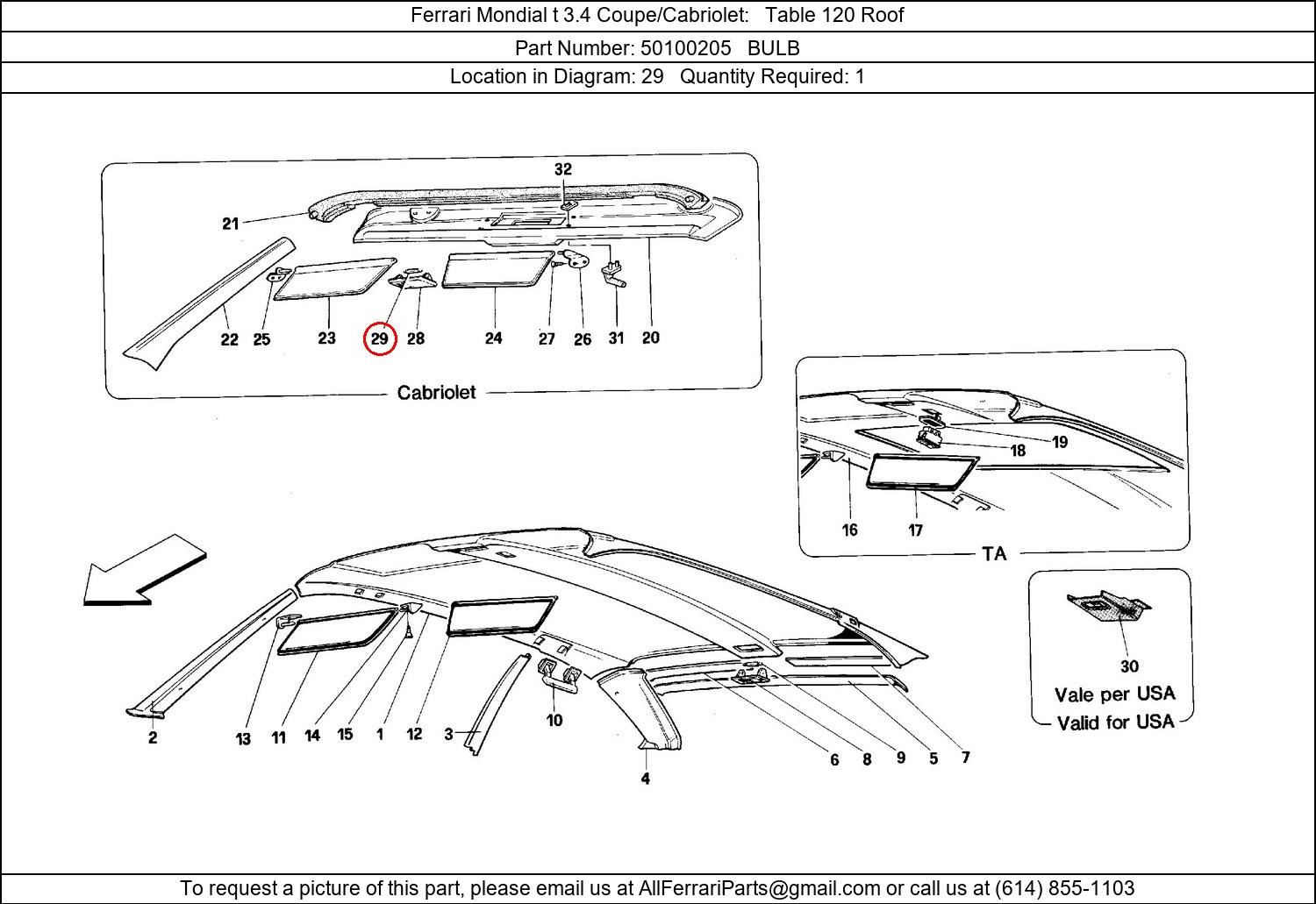 Ferrari Part 50100205