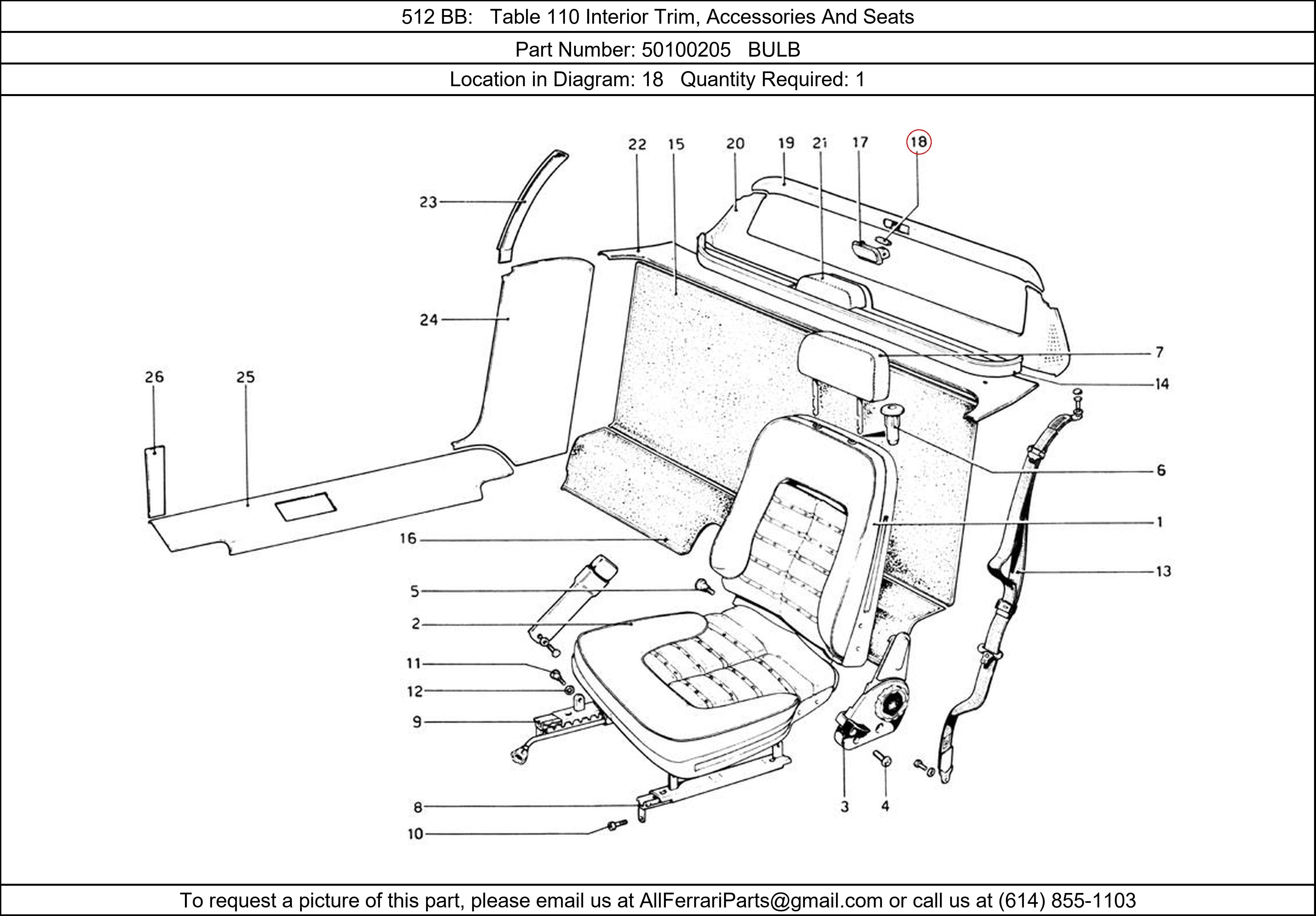 Ferrari Part 50100205