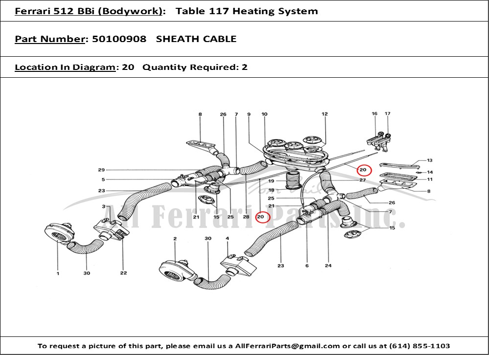 Ferrari Part 50100908