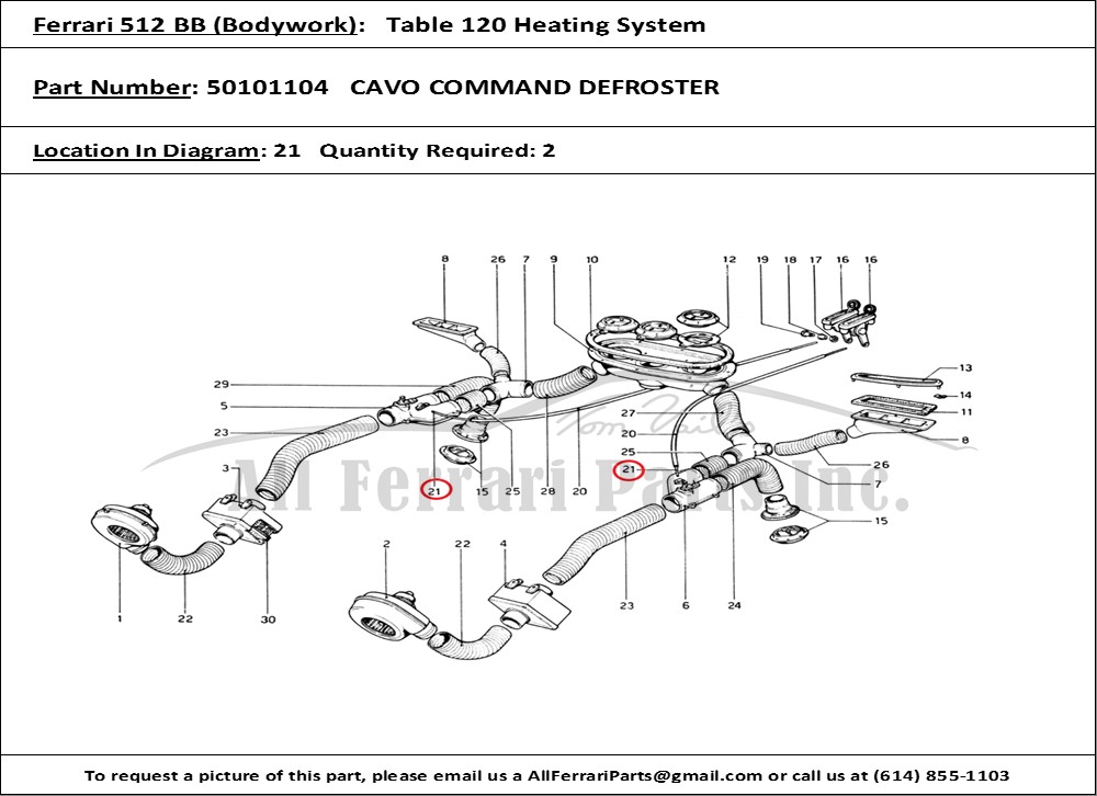 Ferrari Part 50101104