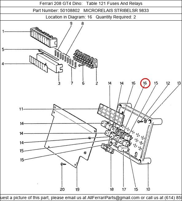 Ferrari Part 50108802