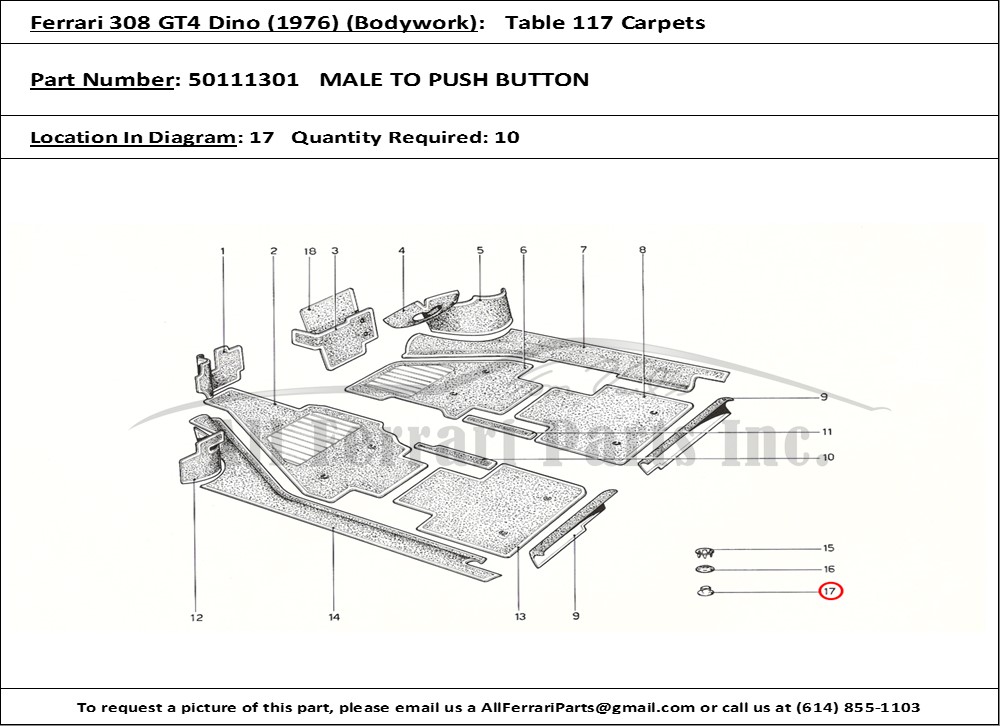 Ferrari Part 50111301