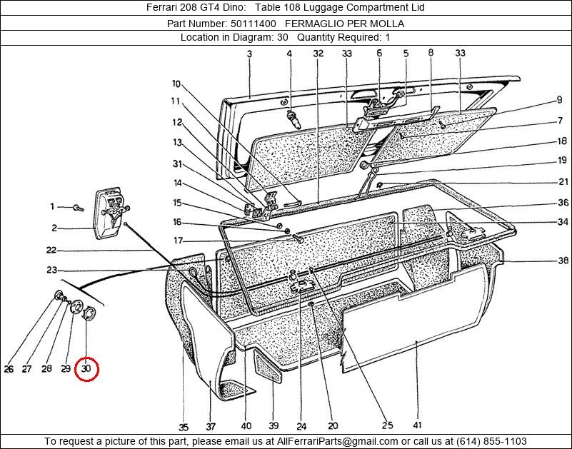 Ferrari Part 50111400